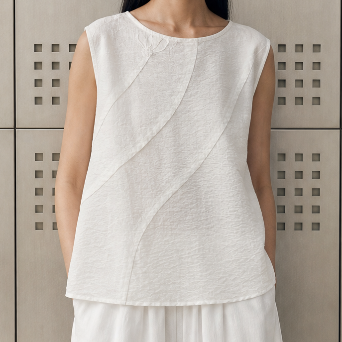 LAYERED LYOCELL TOP