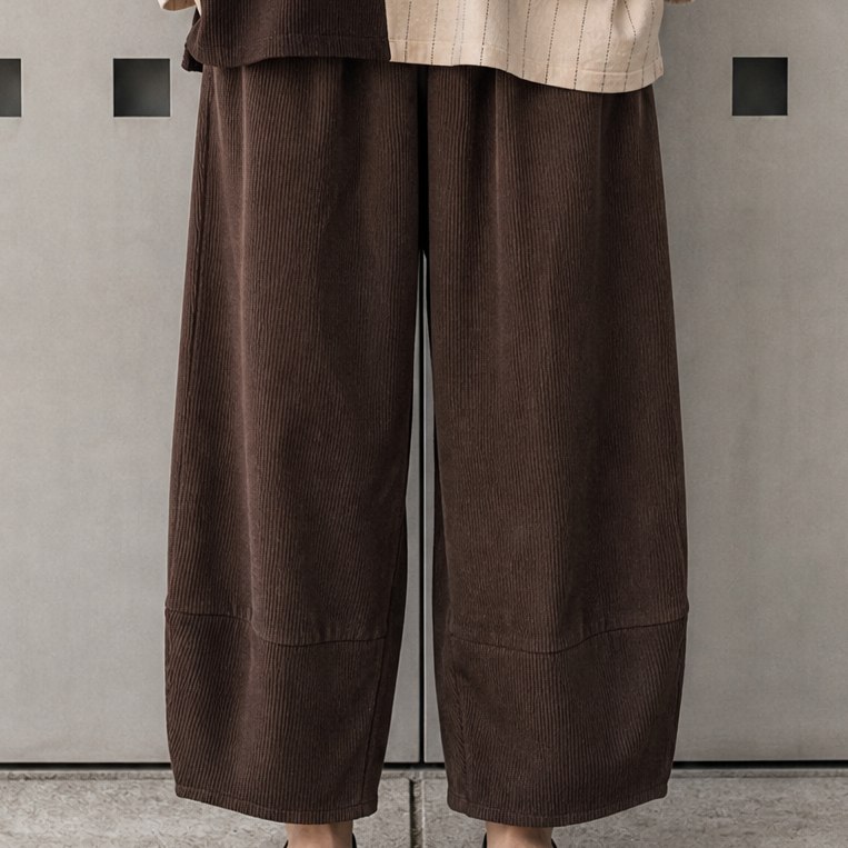 CORDUROY BALLOON TROUSERS